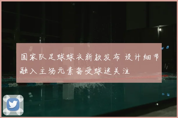 国家队足球球衣新款发布 设计细节融入主场元素备受球迷关注