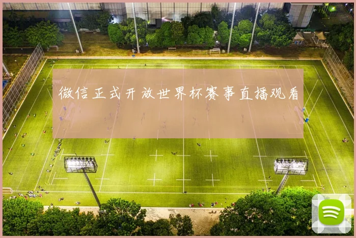 微信正式开放世界杯赛事直播观看